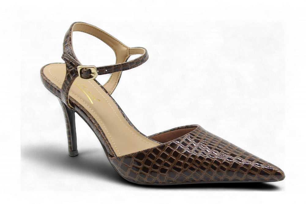 mid heel pointed toe pumps