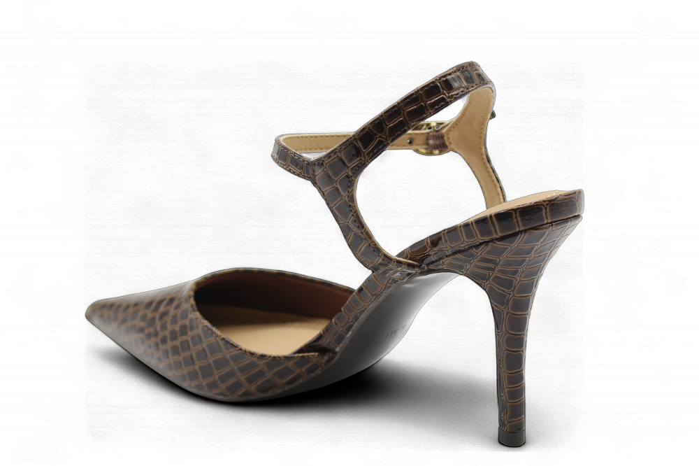 mid heel pointed toe pumps